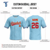 Throwback Custom Classic Full Button Baseball Jersey